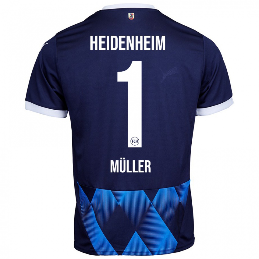 Kinder Kevin Müller #1 Dunkel Marineblau Auswärtstrikot Trikot 2024/25 T-Shirt Österreich