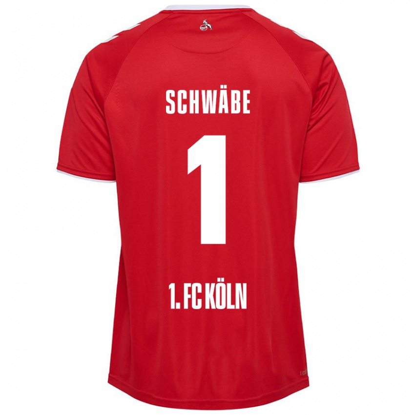 Kinder Marvin Schwäbe #1 Rot Weiß Auswärtstrikot Trikot 2024/25 T-Shirt Österreich