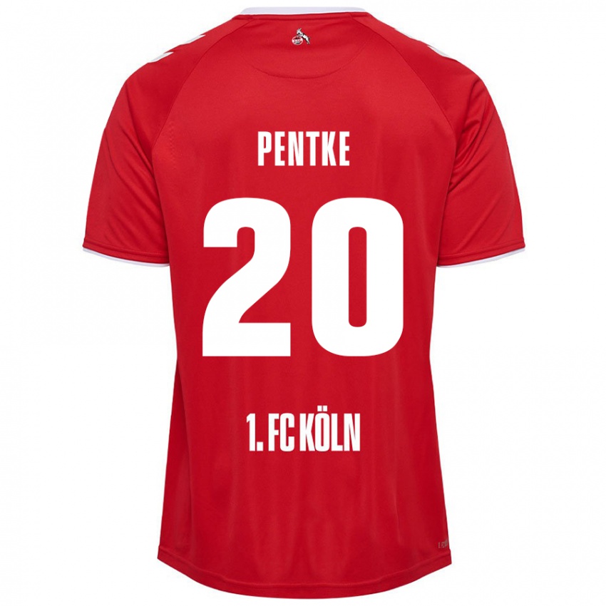 Kinder Philipp Pentke #20 Rot Weiß Auswärtstrikot Trikot 2024/25 T-Shirt Österreich