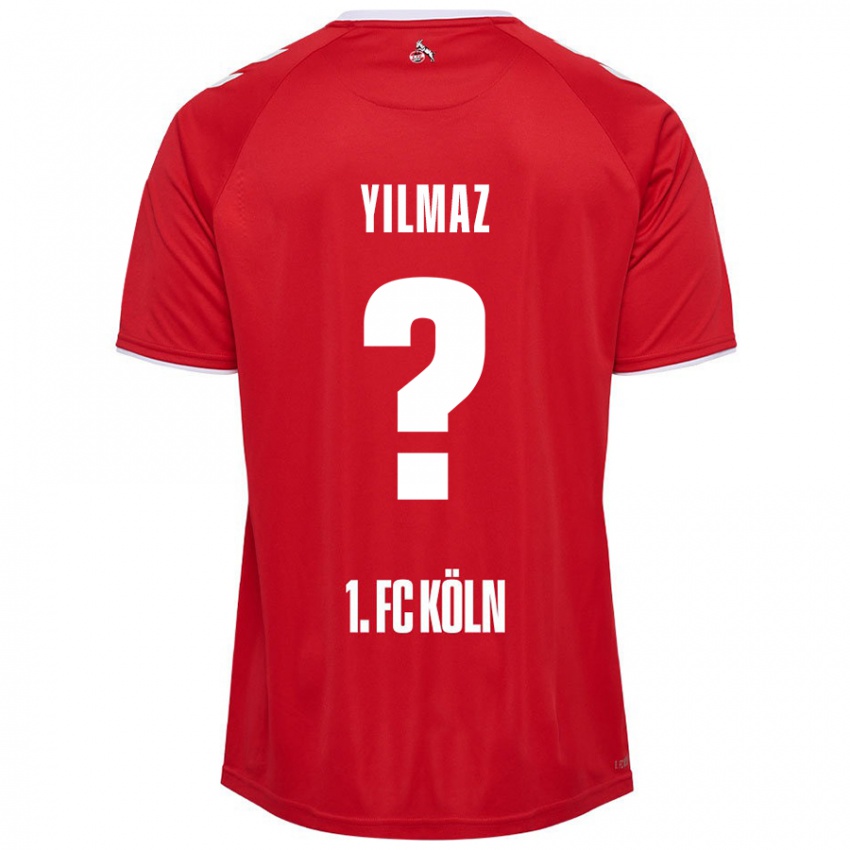 Kinder Abdul-Malik Yilmaz #0 Rot Weiß Auswärtstrikot Trikot 2024/25 T-Shirt Österreich