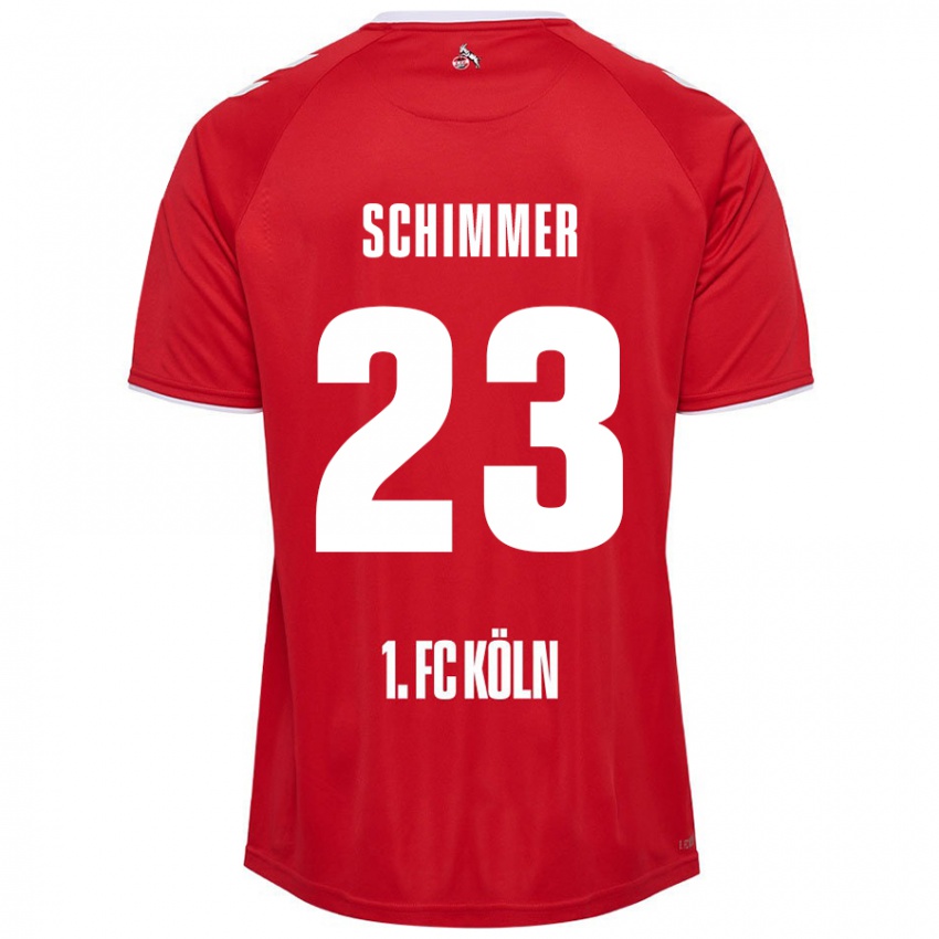 Kinder Marleen Schimmer #23 Rot Weiß Auswärtstrikot Trikot 2024/25 T-Shirt Österreich