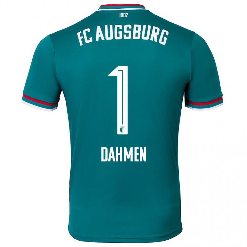 Kinder Finn Dahmen #1 Dunkelgrün Auswärtstrikot Trikot 2024/25 T-Shirt Österreich