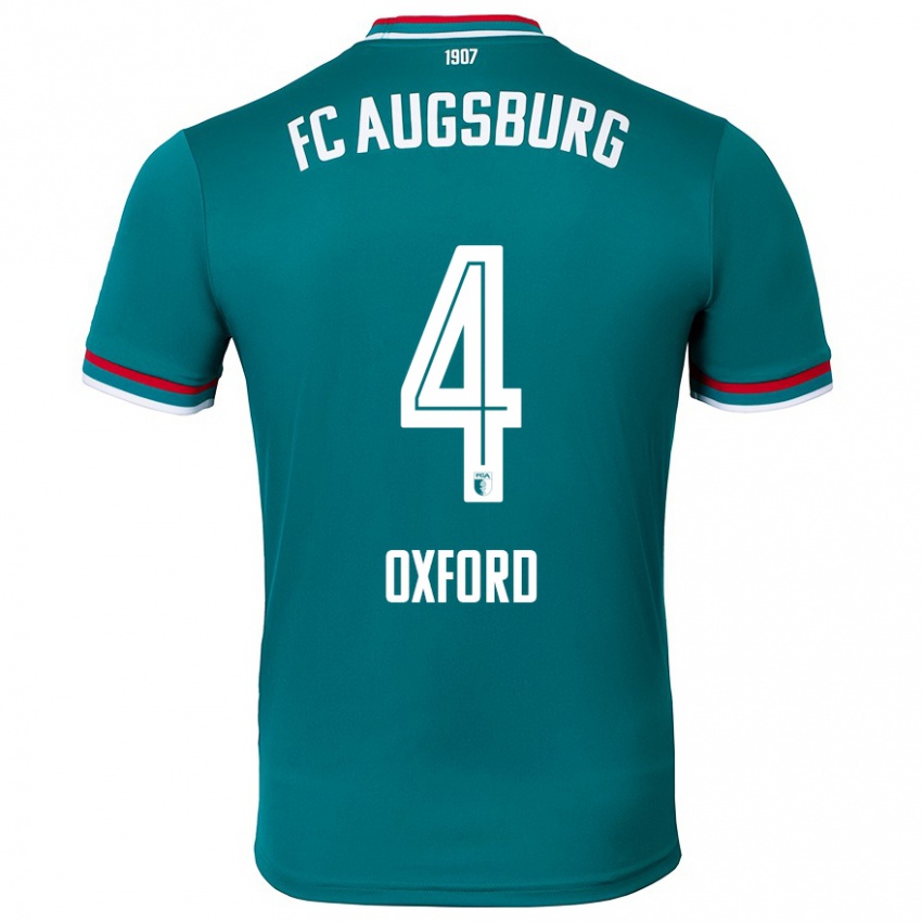 Kinder Reece Oxford #4 Dunkelgrün Auswärtstrikot Trikot 2024/25 T-Shirt Österreich