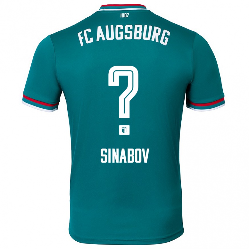 Kinder Albert Sinabov #0 Dunkelgrün Auswärtstrikot Trikot 2024/25 T-Shirt Österreich