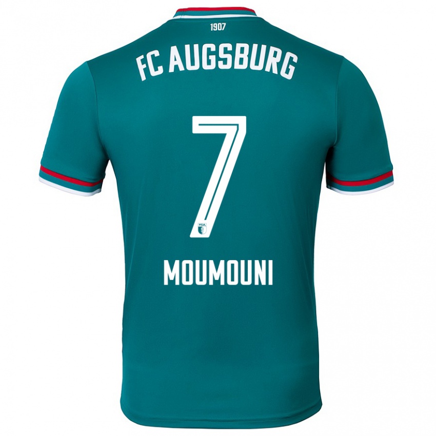 Kinder Faris Moumouni #7 Dunkelgrün Auswärtstrikot Trikot 2024/25 T-Shirt Österreich