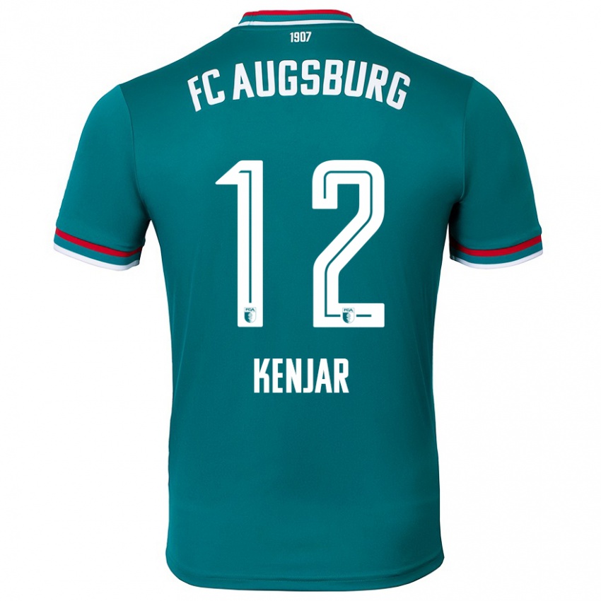 Kinder Alen Kenjar #12 Dunkelgrün Auswärtstrikot Trikot 2024/25 T-Shirt Österreich