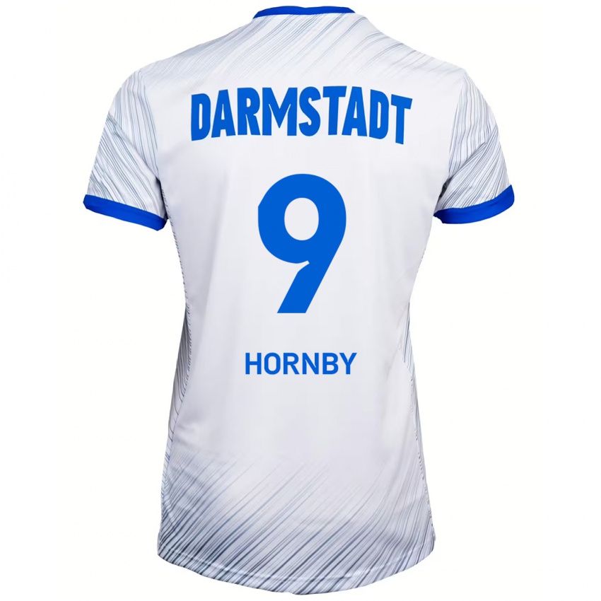 Kinder Fraser Hornby #9 Weiß Blau Auswärtstrikot Trikot 2024/25 T-Shirt Österreich