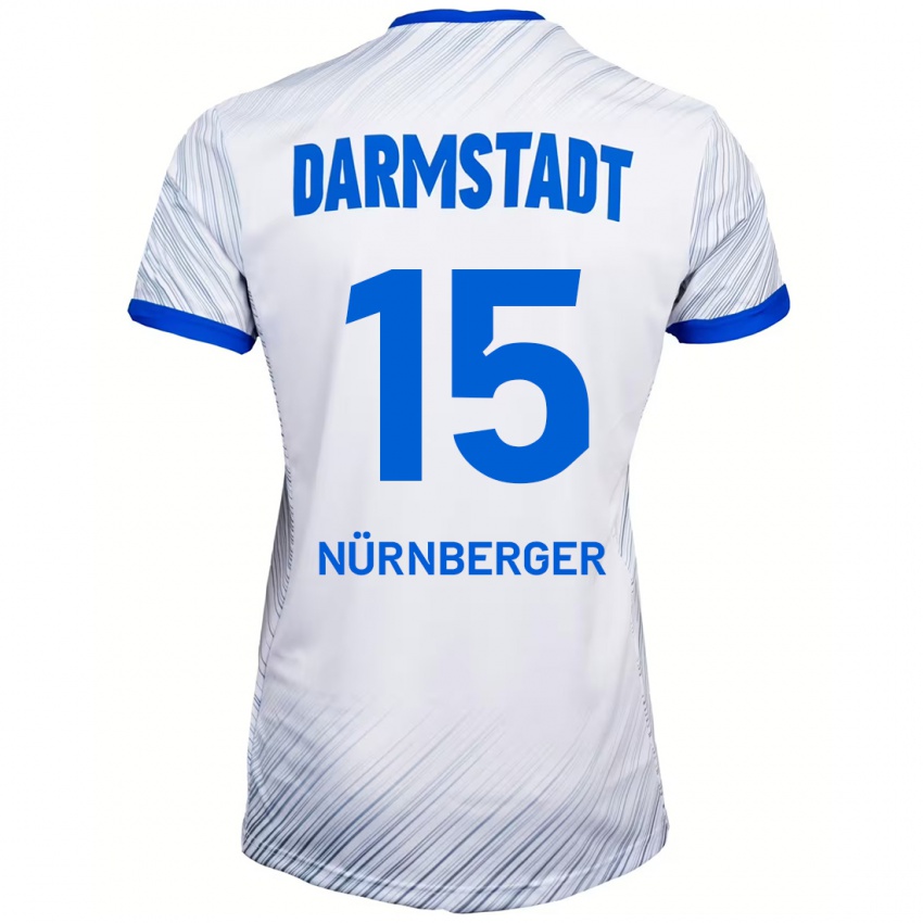 Kinder Fabian Nürnberger #15 Weiß Blau Auswärtstrikot Trikot 2024/25 T-Shirt Österreich