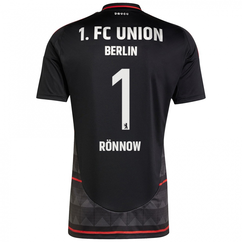 Kinder Frederik Rönnow #1 Schwarz Auswärtstrikot Trikot 2024/25 T-Shirt Österreich