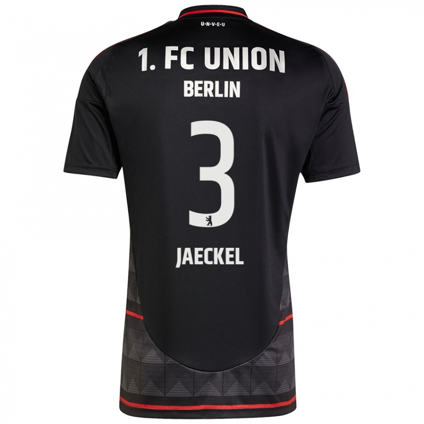 Kinder Paul Jaeckel #3 Schwarz Auswärtstrikot Trikot 2024/25 T-Shirt Österreich