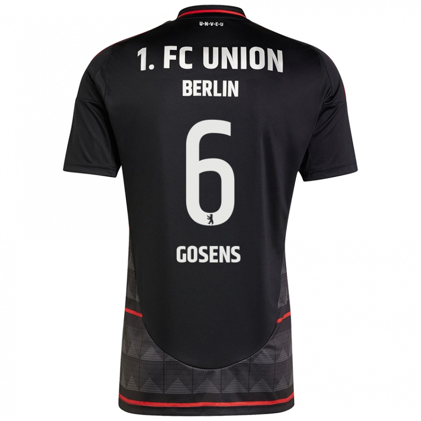 Kinder Robin Gosens #6 Schwarz Auswärtstrikot Trikot 2024/25 T-Shirt Österreich