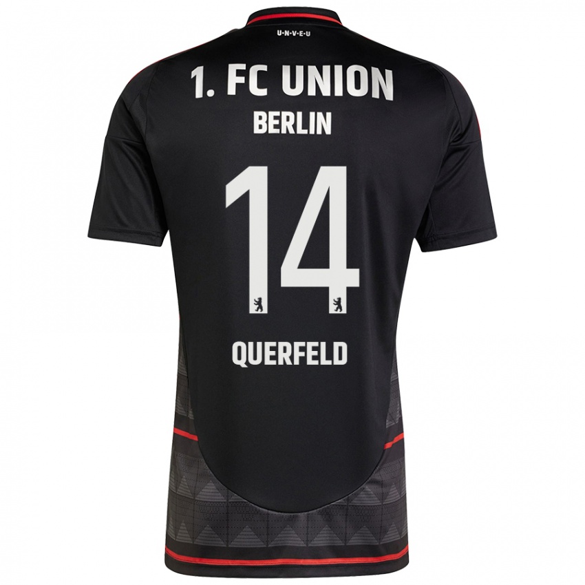 Kinder Leopold Querfeld #14 Schwarz Auswärtstrikot Trikot 2024/25 T-Shirt Österreich