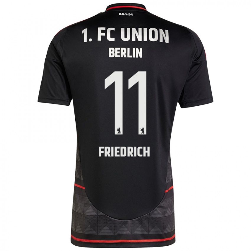 Kinder Julien Friedrich #11 Schwarz Auswärtstrikot Trikot 2024/25 T-Shirt Österreich