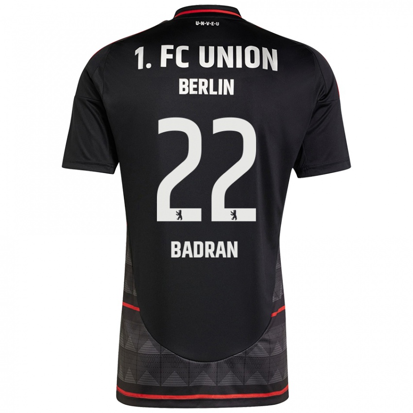 Kinder Ahmad Badran #22 Schwarz Auswärtstrikot Trikot 2024/25 T-Shirt Österreich