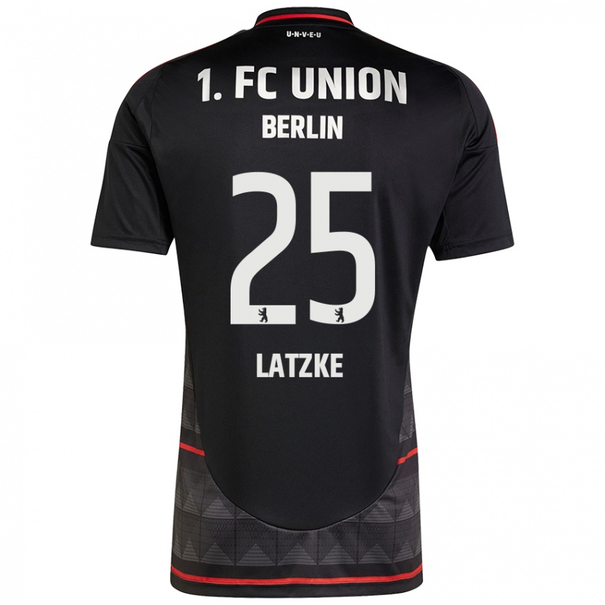 Kinder Jannes Latzke #25 Schwarz Auswärtstrikot Trikot 2024/25 T-Shirt Österreich