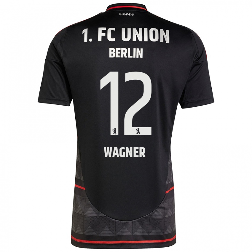 Kinder Melanie Wagner #12 Schwarz Auswärtstrikot Trikot 2024/25 T-Shirt Österreich