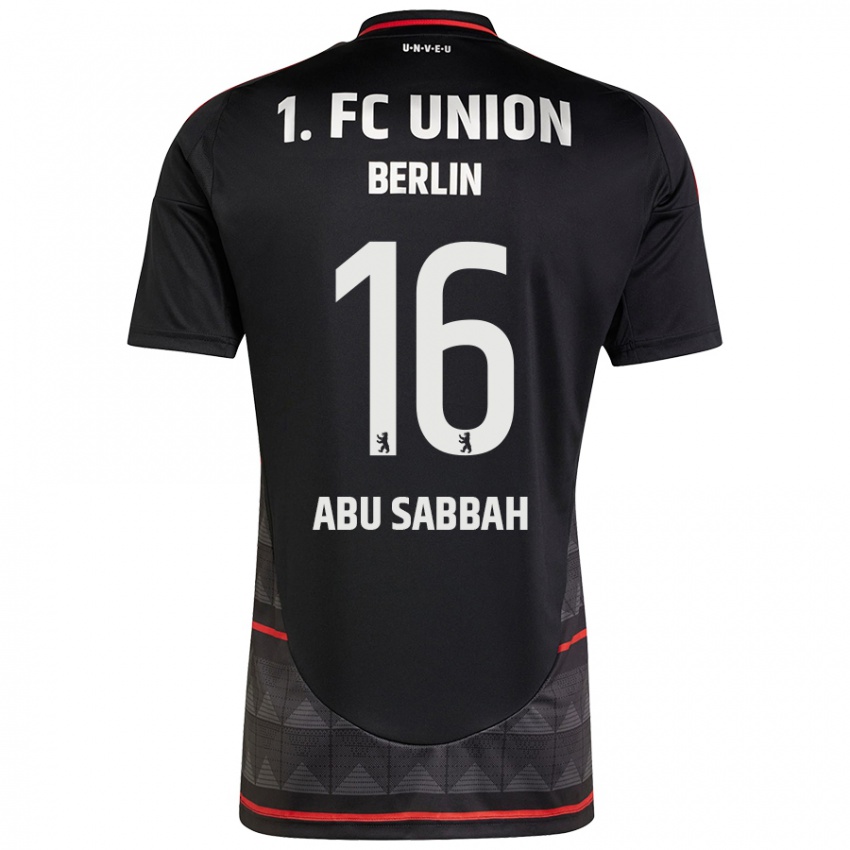 Kinder Sarah Abu Sabbah #16 Schwarz Auswärtstrikot Trikot 2024/25 T-Shirt Österreich