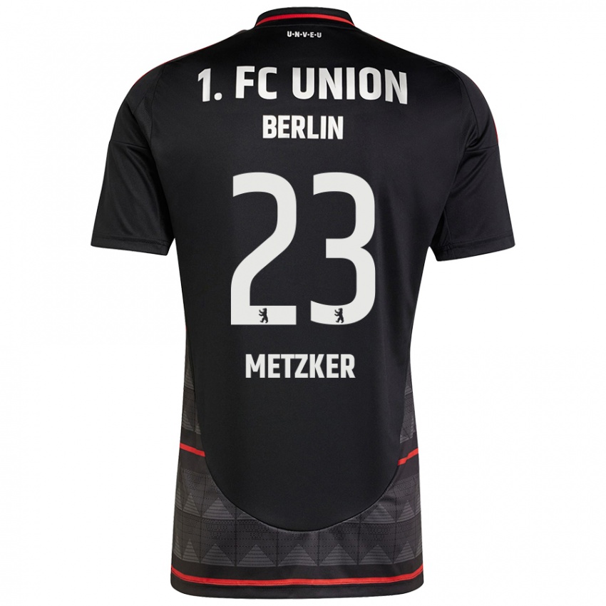 Kinder Pia Metzker #23 Schwarz Auswärtstrikot Trikot 2024/25 T-Shirt Österreich