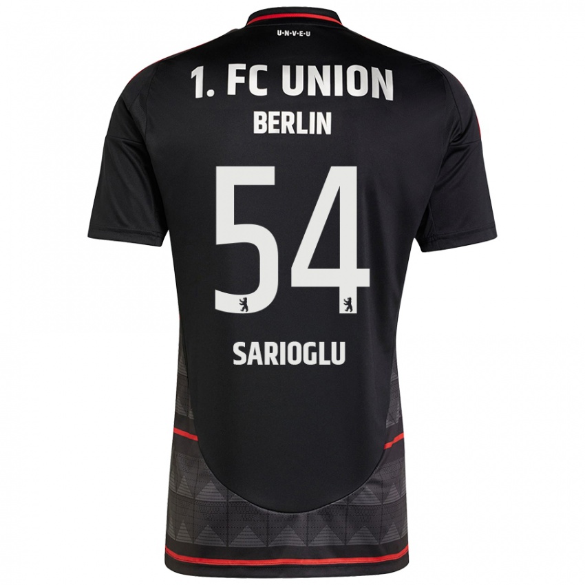 Kinder Defne Sarıoğlu #54 Schwarz Auswärtstrikot Trikot 2024/25 T-Shirt Österreich