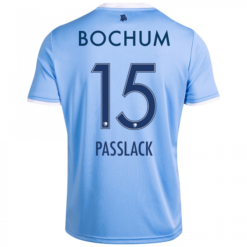 Kinder Felix Passlack #15 Himmelblau Auswärtstrikot Trikot 2024/25 T-Shirt Österreich