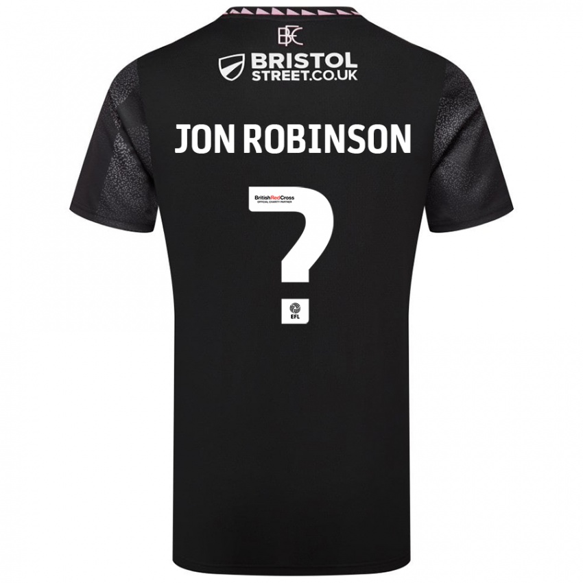 Kinder Jon Ander Vilar Robinson #0 Schwarz Auswärtstrikot Trikot 2024/25 T-Shirt Österreich