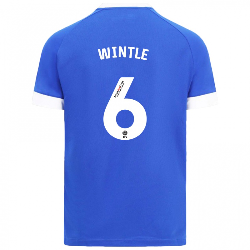 Herren Ryan Wintle #6 Himmelblau Heimtrikot Trikot 2024/25 T-Shirt Österreich