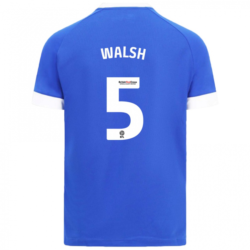 Herren Siobhan Walsh #5 Himmelblau Heimtrikot Trikot 2024/25 T-Shirt Österreich