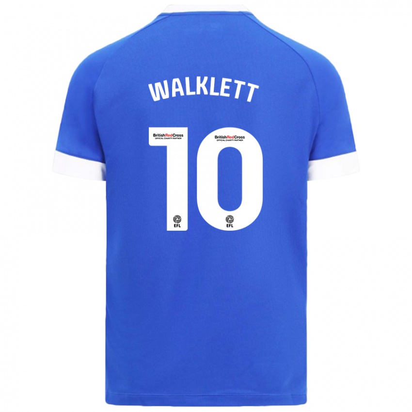 Herren Kerry Walklett #10 Himmelblau Heimtrikot Trikot 2024/25 T-Shirt Österreich