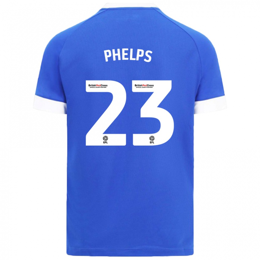 Herren Anna Phelps #23 Himmelblau Heimtrikot Trikot 2024/25 T-Shirt Österreich