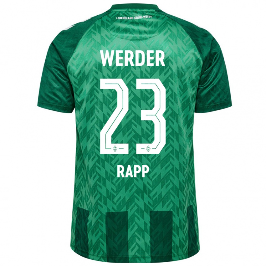 Herren Nicolai Rapp #23 Grün Heimtrikot Trikot 2024/25 T-Shirt Österreich