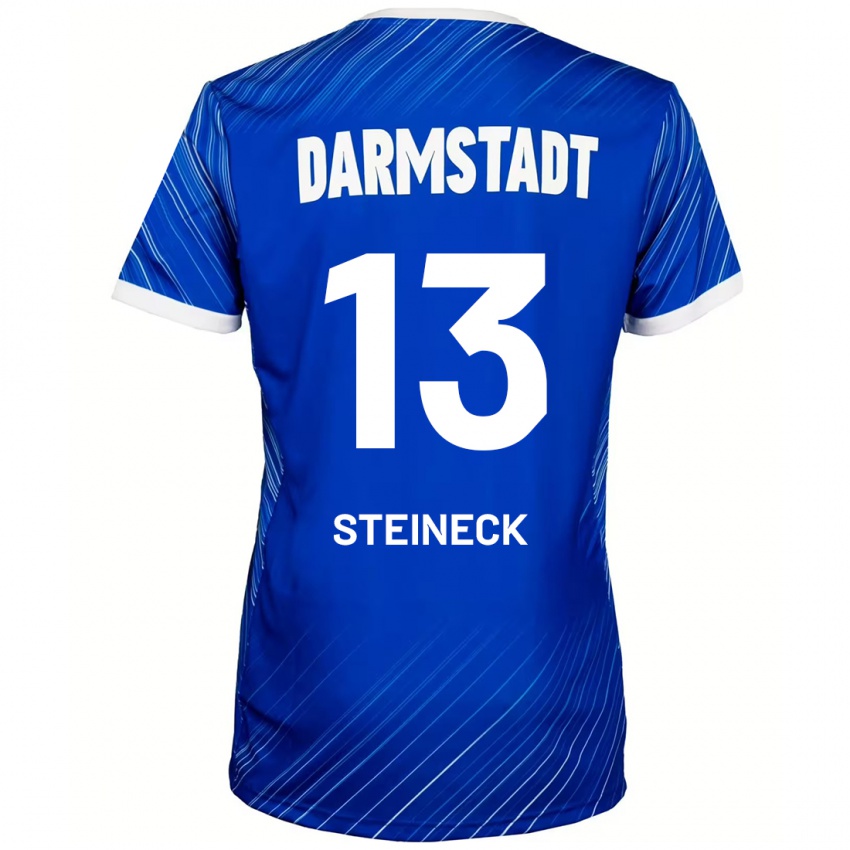 Herren Tom Steineck #13 Blau Weiß Heimtrikot Trikot 2024/25 T-Shirt Österreich