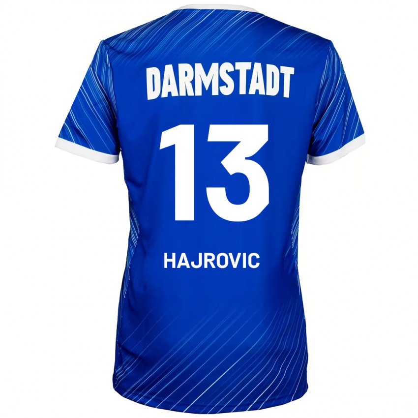 Herren Vahid Hajrovic #13 Blau Weiß Heimtrikot Trikot 2024/25 T-Shirt Österreich