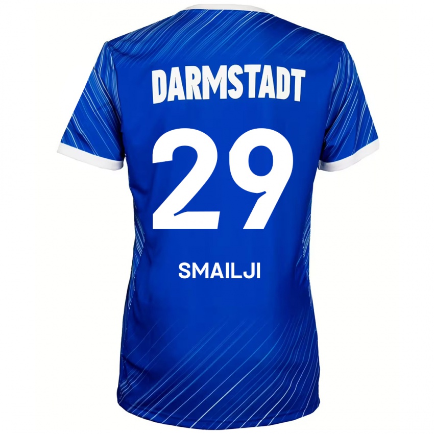 Herren Esad Smailji #29 Blau Weiß Heimtrikot Trikot 2024/25 T-Shirt Österreich