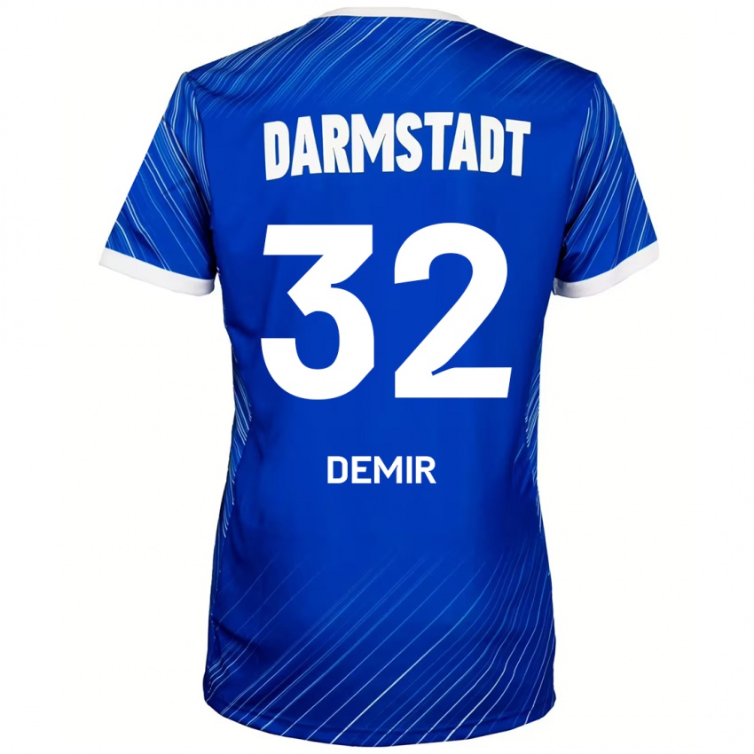 Herren Lean Demir #32 Blau Weiß Heimtrikot Trikot 2024/25 T-Shirt Österreich