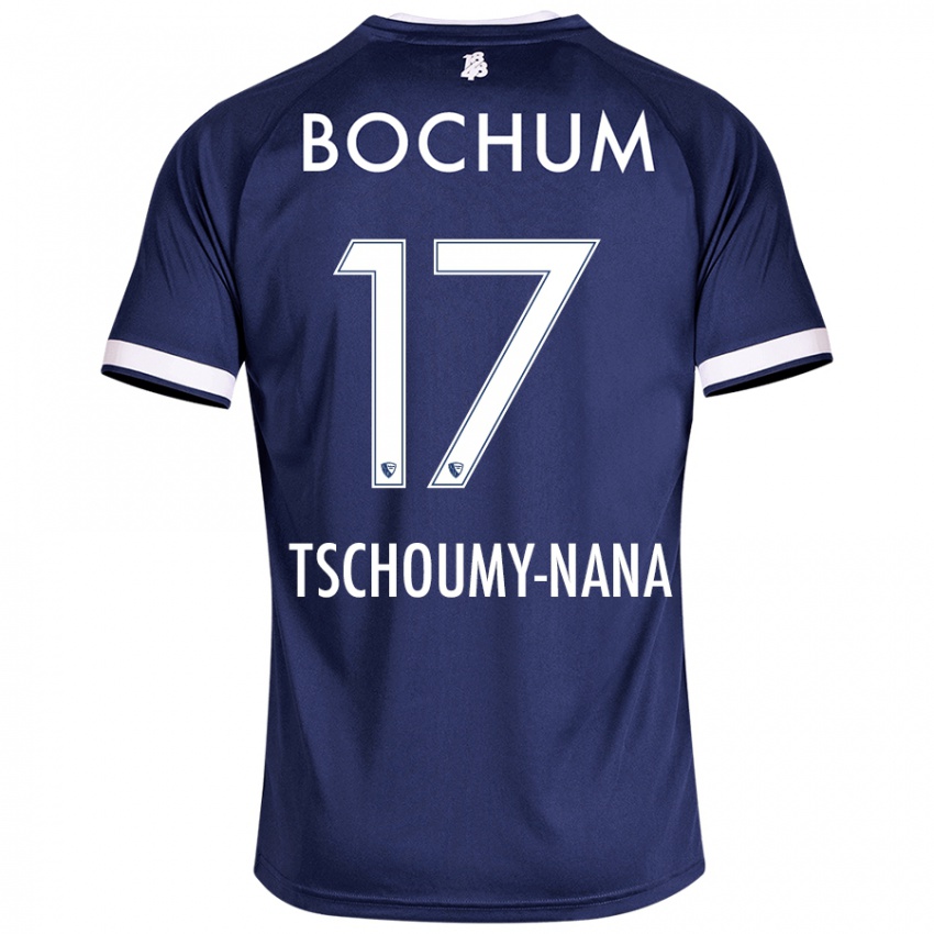 Herren Daryl Tschoumy-Nana #17 Dunkelblau Heimtrikot Trikot 2024/25 T-Shirt Österreich