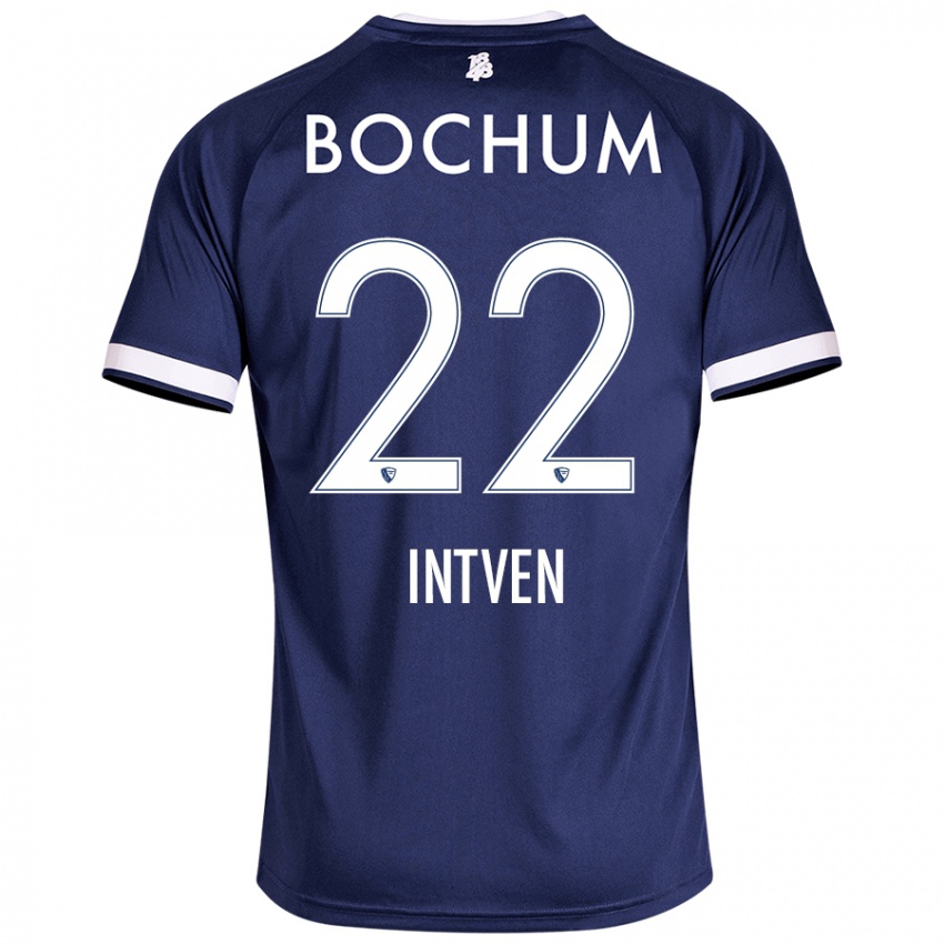 Herren Noel Intven #22 Dunkelblau Heimtrikot Trikot 2024/25 T-Shirt Österreich