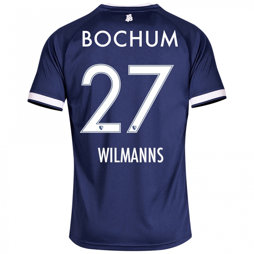 Herren Anjo Wilmanns #27 Dunkelblau Heimtrikot Trikot 2024/25 T-Shirt Österreich