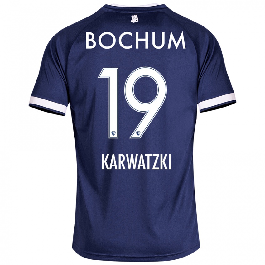 Herren Lucy Karwatzki #19 Dunkelblau Heimtrikot Trikot 2024/25 T-Shirt Österreich