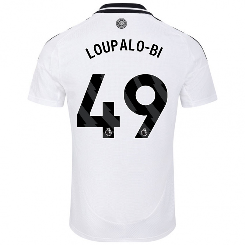 Herren Aaron Loupalo-Bi #49 Weiß Heimtrikot Trikot 2024/25 T-Shirt Österreich