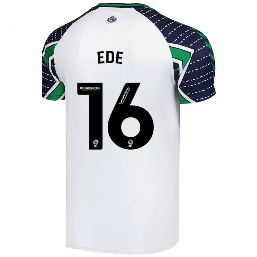 Herren Grace Ede #16 Weiß Auswärtstrikot Trikot 2024/25 T-Shirt Österreich