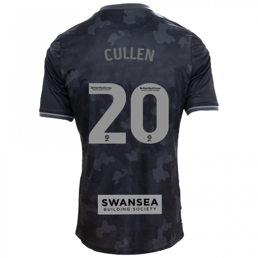 Herren Liam Cullen #20 Schwarz Auswärtstrikot Trikot 2024/25 T-Shirt Österreich