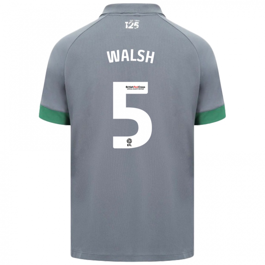 Herren Siobhan Walsh #5 Dunkelgrau Auswärtstrikot Trikot 2024/25 T-Shirt Österreich