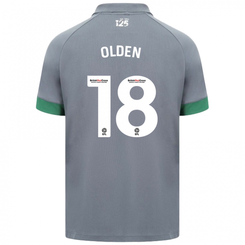 Herren Mackenzie Olden #18 Dunkelgrau Auswärtstrikot Trikot 2024/25 T-Shirt Österreich