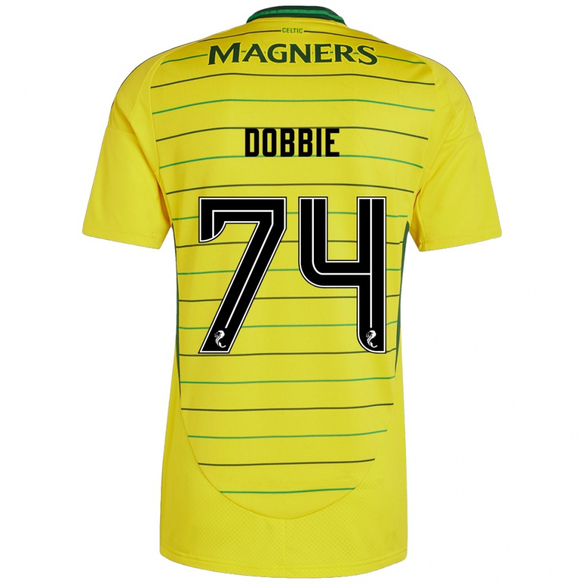 Herren Lewis Dobbie #74 Gelb Auswärtstrikot Trikot 2024/25 T-Shirt Österreich