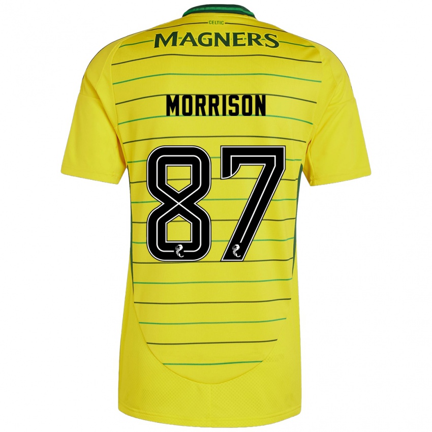 Herren Joe Morrison #87 Gelb Auswärtstrikot Trikot 2024/25 T-Shirt Österreich