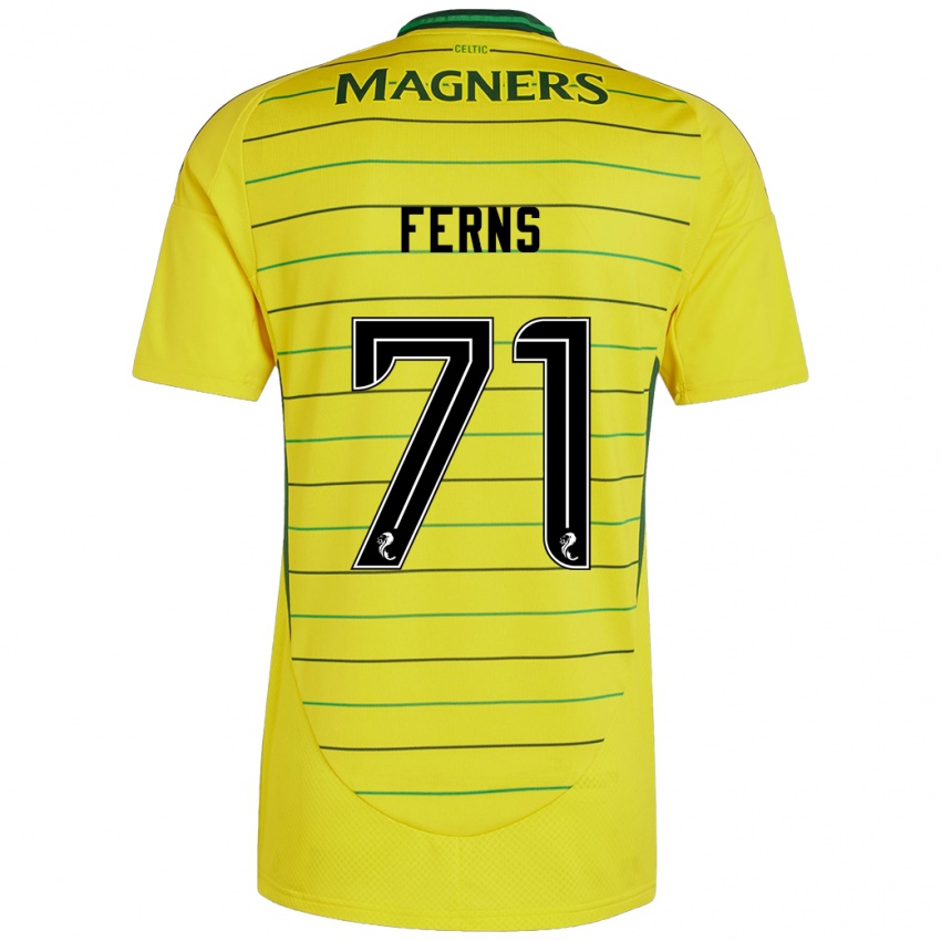 Herren Abbie Ferns #71 Gelb Auswärtstrikot Trikot 2024/25 T-Shirt Österreich