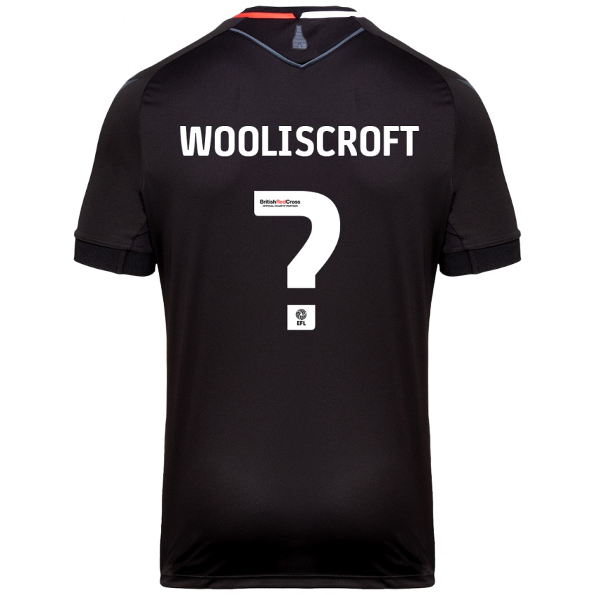 Herren Morgan Wooliscroft #0 Schwarz Auswärtstrikot Trikot 2024/25 T-Shirt Österreich