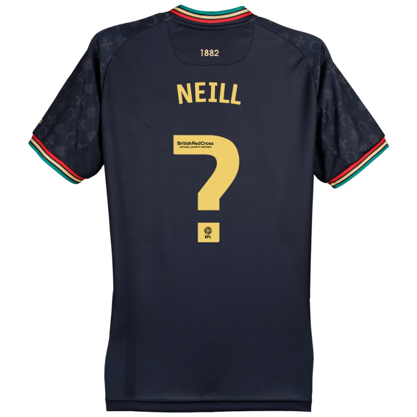 Herren Fraser Neill #0 Dunkelmarineblau Auswärtstrikot Trikot 2024/25 T-Shirt Österreich