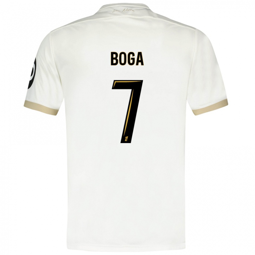 Herren Jérémie Boga #7 Weißgold Auswärtstrikot Trikot 2024/25 T-Shirt Österreich