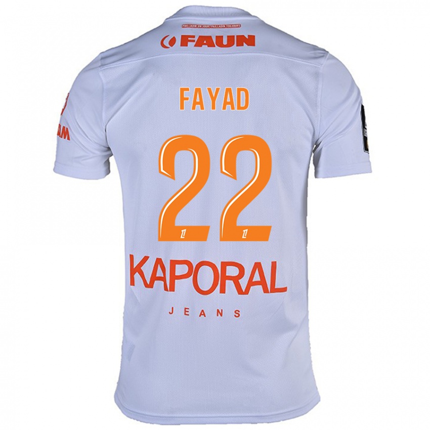 Herren Khalil Fayad #22 Weiß Auswärtstrikot Trikot 2024/25 T-Shirt Österreich